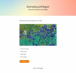 Konstquiz-Utmaning - Kreativ Multifunktionsmall