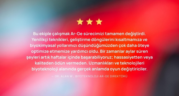 Biyokimyasal Tasarımda Verimlilik HTML Şablonu