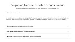 Preguntas Frecuentes Sobre El Cuestionario