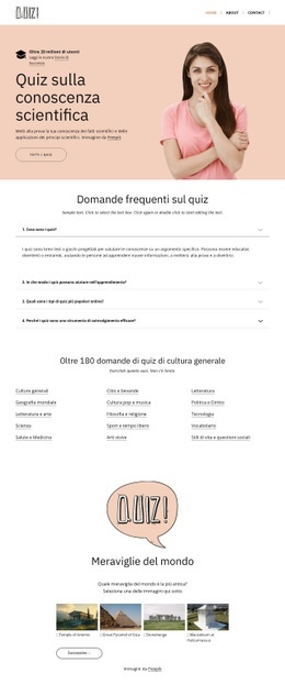 Metti Alla Prova Le Tue Conoscenze Scientifiche Modello