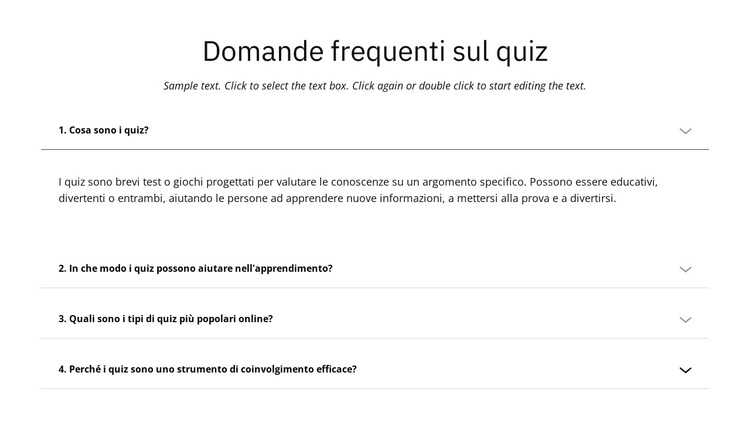 Domande frequenti sul quiz Tema WordPress