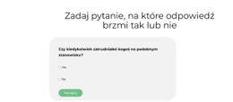 Sprawdź Swoją Wiedzę Teraz Szablon HTML5