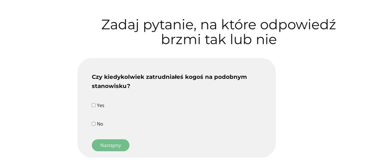 Sprawdź swoją wiedzę teraz Szablon witryny sieci Web