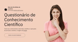 Questionário De Conhecimentos Científicos