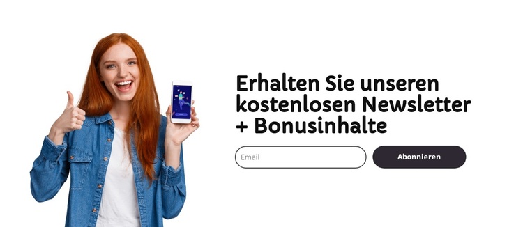 Kostenloser E-Mail-Newsletter WordPress-Theme