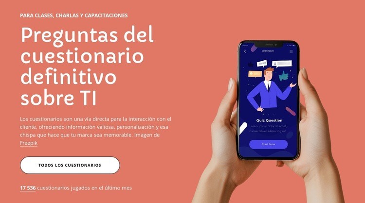 Preguntas del cuestionario definitivo Diseño de páginas web
