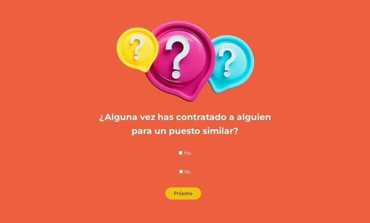 Desafía tu cerebro hoy Maqueta de sitio web