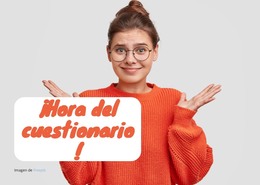 Descubre Con Un Quiz: Plantilla Web Moderna