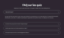 FAQ Sur Les Quiz