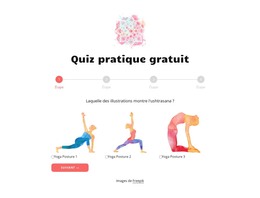 Quiz Pratique Gratuit - Modèle Web HTML