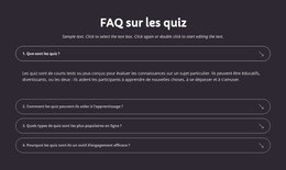 FAQ Sur Les Quiz