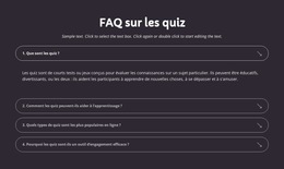 FAQ Sur Les Quiz