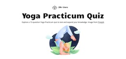 HTML5 Theme For Yoga Practicum Quiz