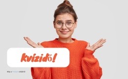 Fedezze Fel Egy Kvízzel – Modern Websablon