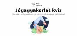 Ingyenes CSS Jógagyakorlati Kvíz Számára