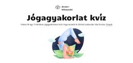 Egyéni Betűtípusok, Színek És Grafikák A Következőhöz: Jógagyakorlati Kvíz