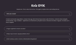 Kvíz GYIK