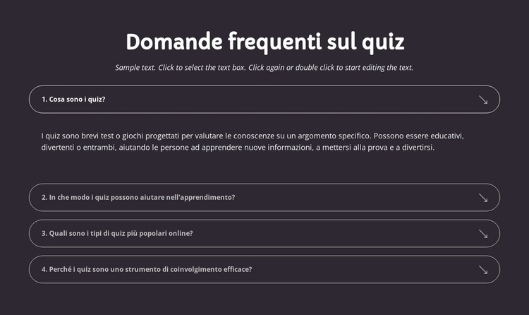 Domande frequenti sul quiz Progettazione di siti web