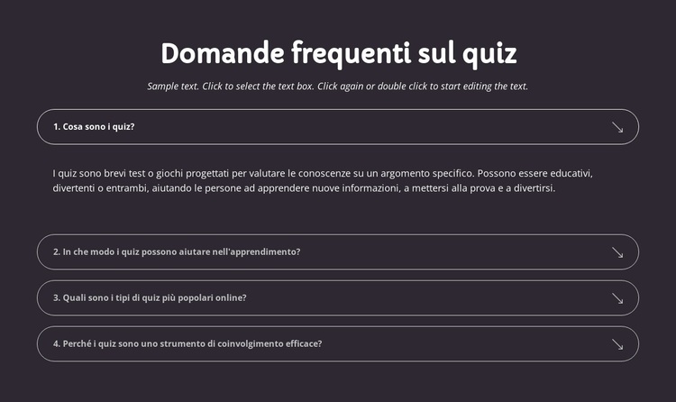 Domande frequenti sul quiz Tema WordPress