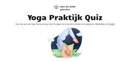 Yoga-Praktijkquiz Premium CSS-Sjabloon