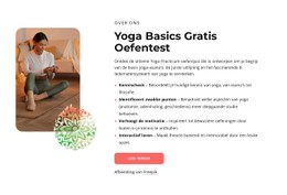 Yoga Basics Gratis Oefentest