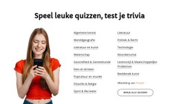 Test Your Trivia CSS-Rastersjabloon