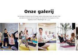 Yogastudio Galerij HTML-Sjabloon