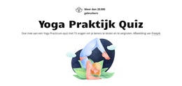 Meest Creatieve WordPress-Thema Voor Yoga-Praktijkquiz