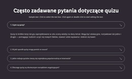 FAQ Dotyczące Quizu