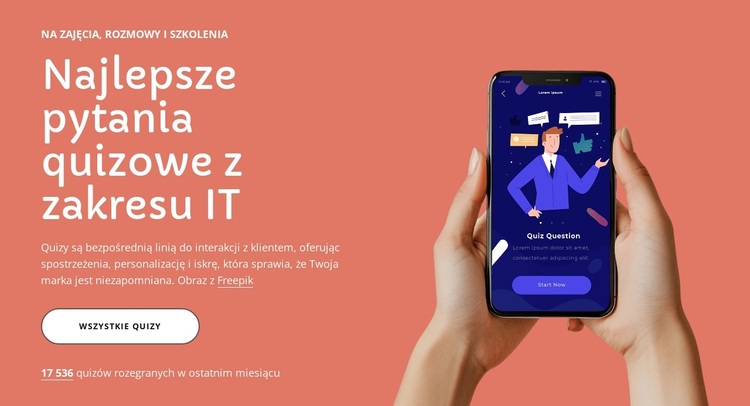 Ostateczne pytania testowe Motyw WordPress