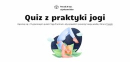 Projekt Strony Internetowej Dla Quiz Z Praktyki Jogi