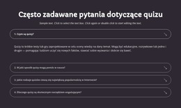 FAQ Dotyczące Quizu