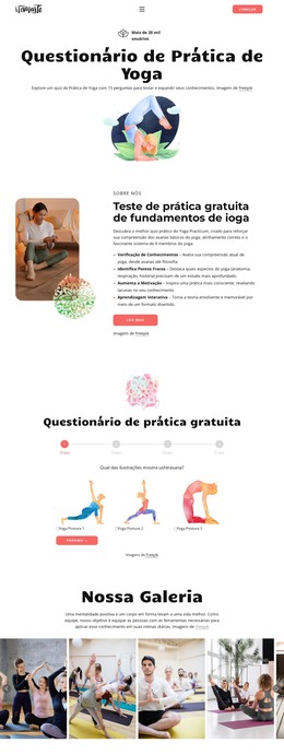 Questionário De Conhecimentos Sobre Ioga