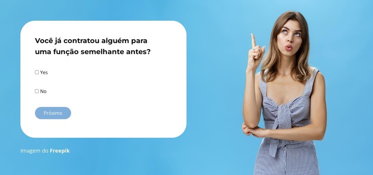 Pronto para um teste Modelo HTML