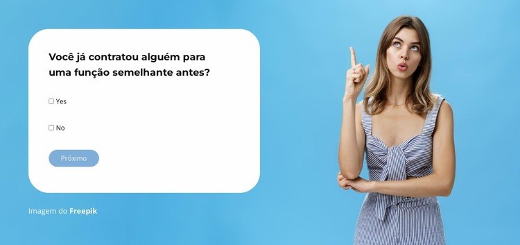 Pronto para um teste Modelo