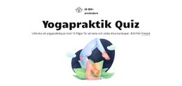 Anpassade Teckensnitt, Färger Och Grafik För Yogapraktik Frågesport