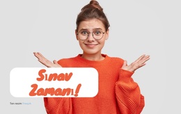 Bir Sınavla Keşfedin - WordPress Şablonu