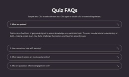 Quiz Faqs