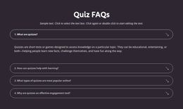Quiz Faqs