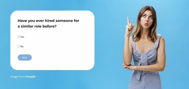 Ready for a Quiz Website Template
