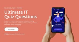 Ultimate Quiz Questions - Creative Multipurpose WordPress Theme