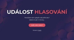 Event Poll – Responzivní Šablony Webových Stránek