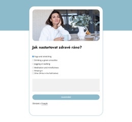 Morning Boost Poll – HTML Šablona Webových Stránek