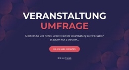 Event Poll - Leere HTML5-Vorlage