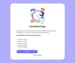 Quick Poll - Website-Design