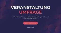 Event Poll - Responsive Website-Vorlagen