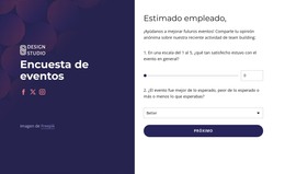Página HTML Para Team Building Feedback Survey