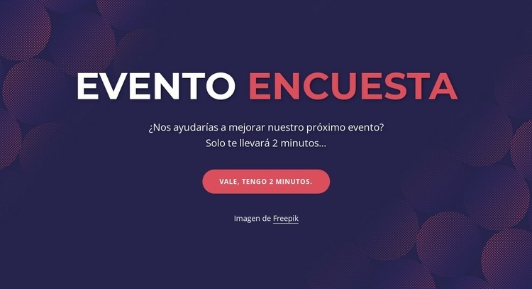 Event poll Plantilla HTML5