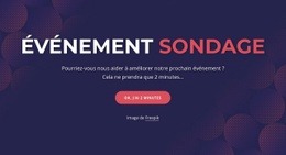 Event Poll - Conception De Site Moderne