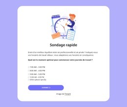 Quick Poll - Conception De Sites Web